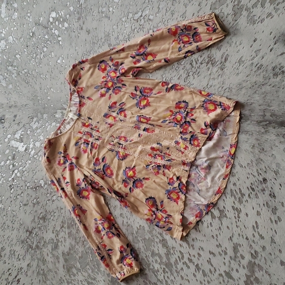 Matilda Jane Kaia Peasant Top Friends Forever Floral SzM - Picture 2 of 6